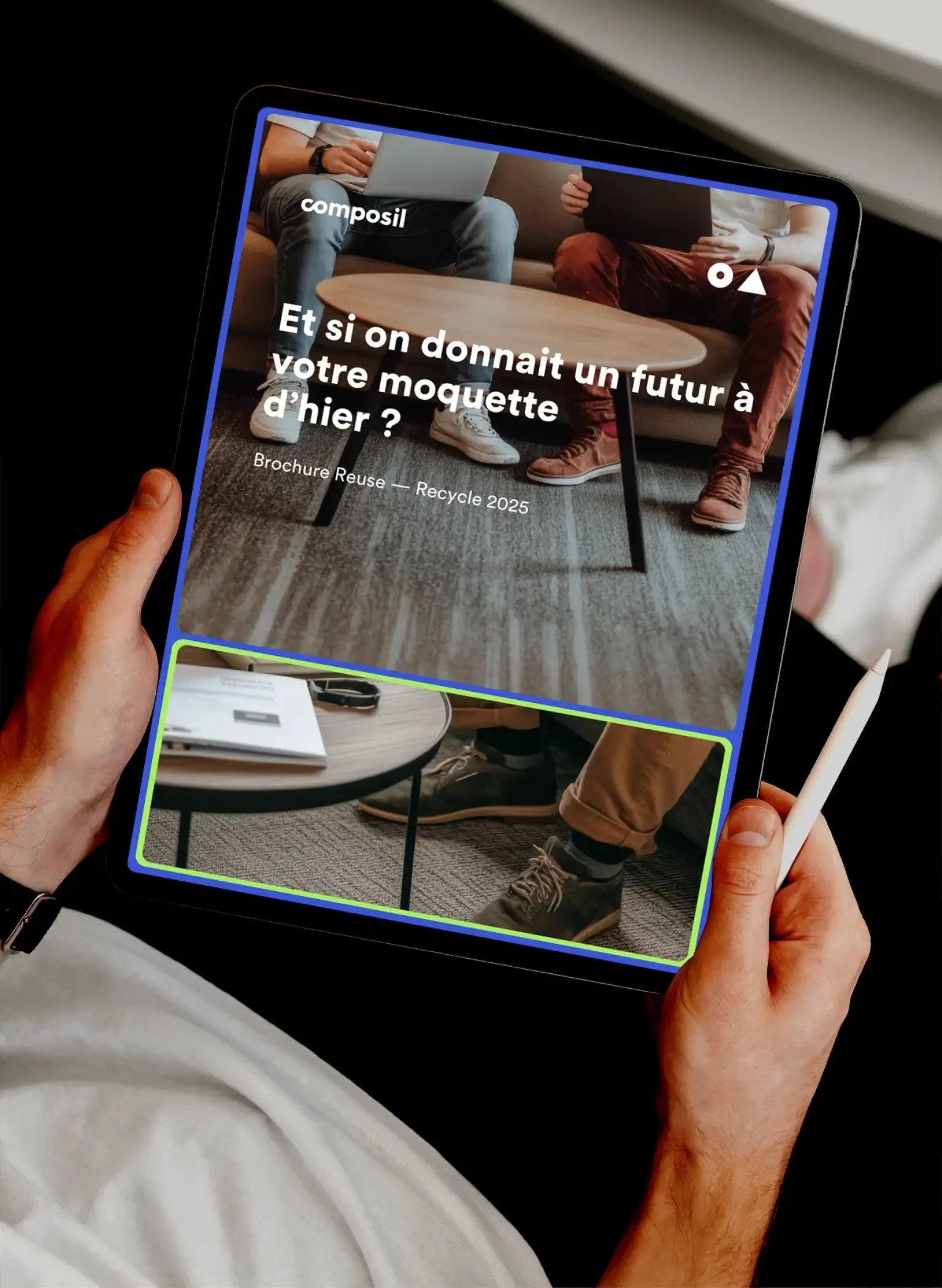 Composil – Brochure – Réemploi et Recyclage de moquette