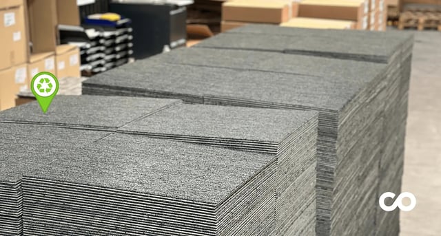 opter le recyclage et le réemploi de moquette 