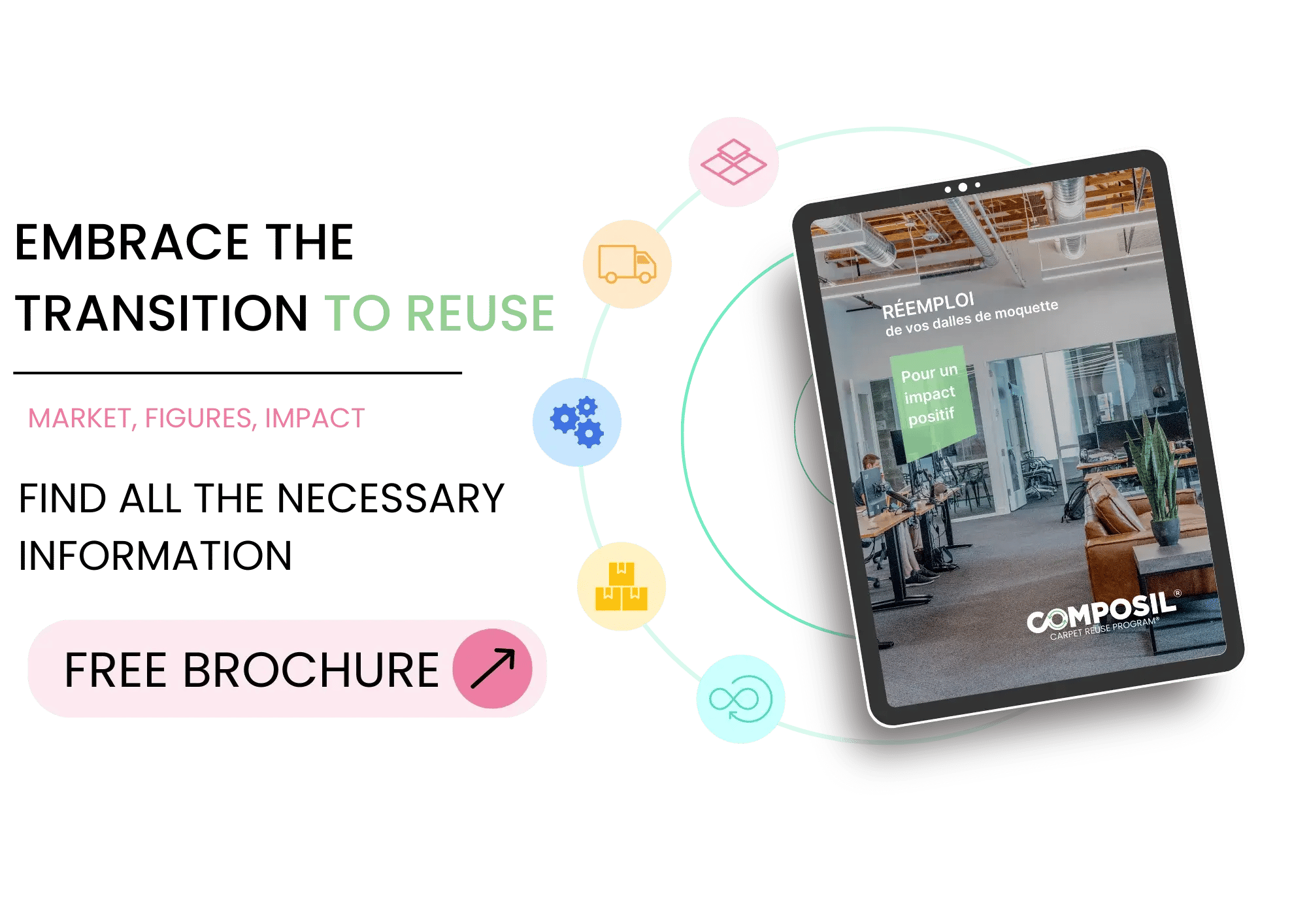 Free donwload brochure for reuse carpet